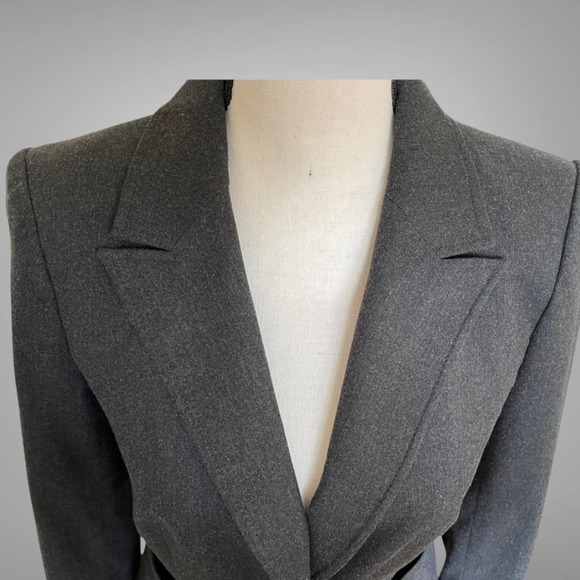 The Limited Dark Grey Long Sleeve Jacket /Blazer Size 2 - Picture 5 of 10
